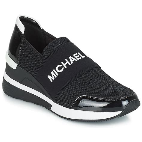 michael kors black and white shoes